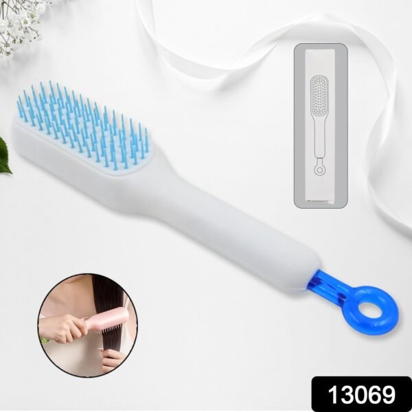 Self-Cleaning Hairbrush, Massage Comb (1 Pc / With Box) - Image 2