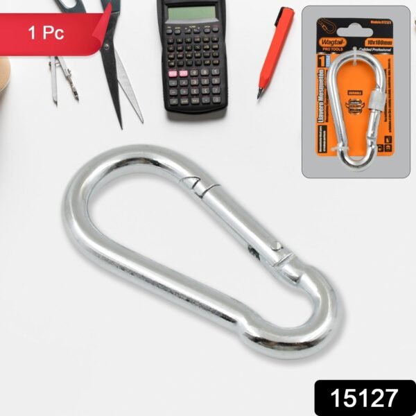 Snap Hook With Screw-Stainless Steel Snap Hook Clip Heavy Duty, Carabiner Clip - Image 2