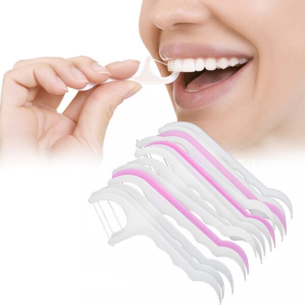 Oral Care Dental Floss Toothpick Sticks - Image 3
