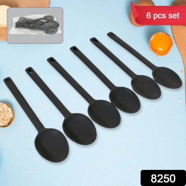 Multipurpose Silicone Spoon, Silicone Basting Spoon Non-Stick Kitchen Utensils - Image 2