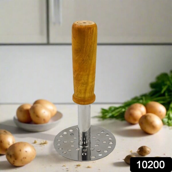 High Grade Stainless Steel Potato Masher Paubhaji / Pav Bhaji Masher with - Image 2