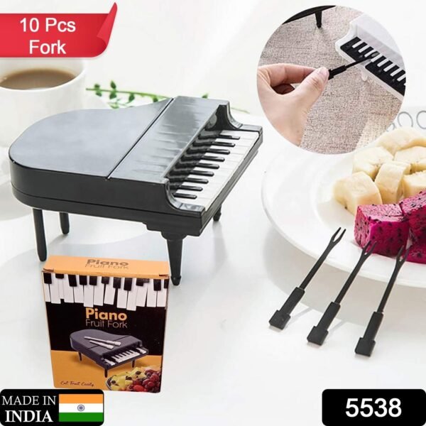 10 Pc Piano Fruit Forks: Fun & Functional for Snacks (Set) - Image 2