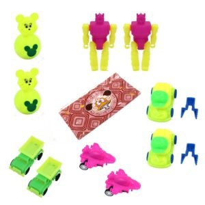 Toys for Kids Friction Powered Toy for Baby Push & Go Toys Combo Set for Boys &