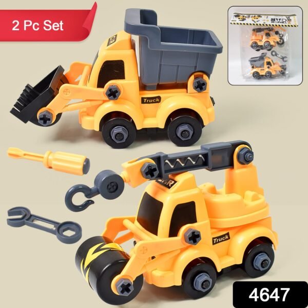Engineering vehicles Nut Assembly Vehicle Toy, DIY Nut Assembly Vehicle Model - Image 2