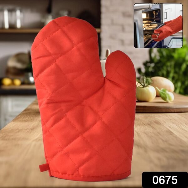 Heat Resistant Non-Slip Oven Mitts / Gloves (1pc) - Image 2