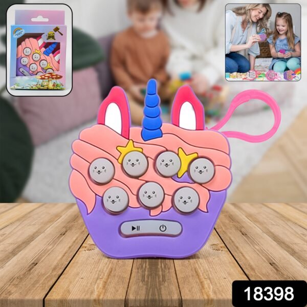 Mini Push Bubbles Game with Keychain & Music Game (1 Pc) - Image 2