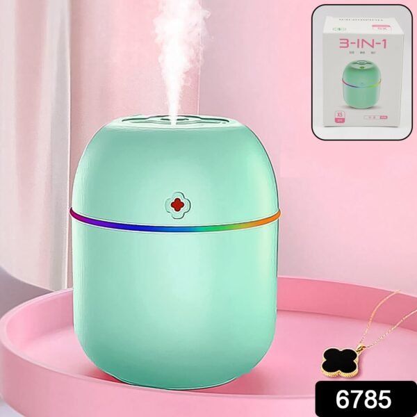 Portable Mini USB Humidifier with Light, Cool Mist & Essential Oil Diffuser - Image 2