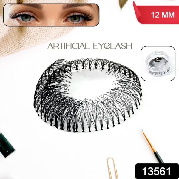 Artificial / Fake Eyelash Extensions Natural & Lightweight (1 Pc / 12 Mm) - Image 2