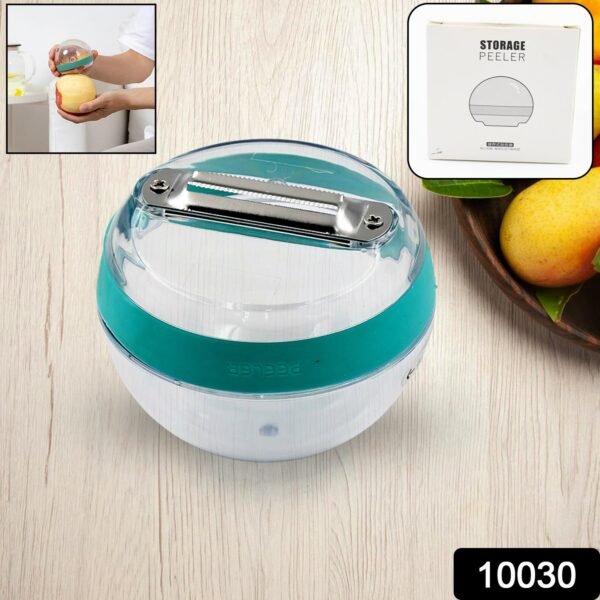 Multifunctional Round Peeler with Removable Storage ? Washable Vegetable & - Image 2