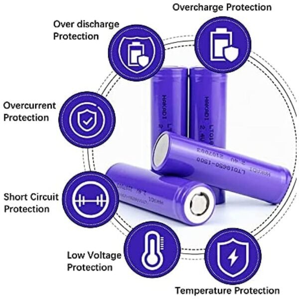 High-Capacity Released Rechargeable Batteries 3.7V 1200Mah Flat Top Lithium - Image 5